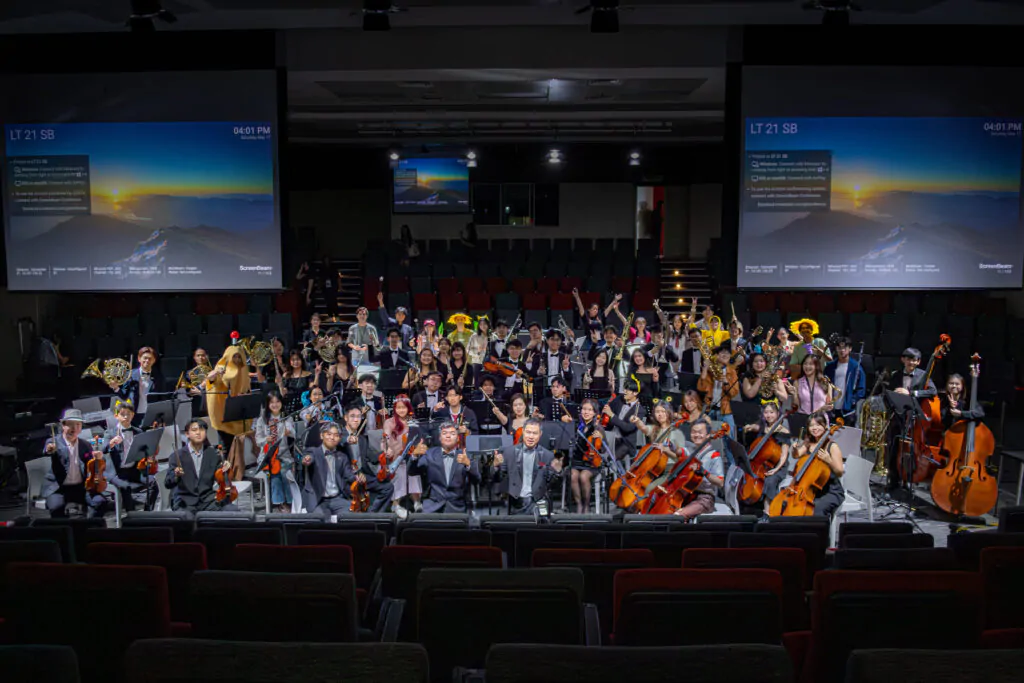 Taylor's Symphony Orchestra ensemble on stage